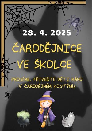 Čarodějnické dopoledne v MŠ 1